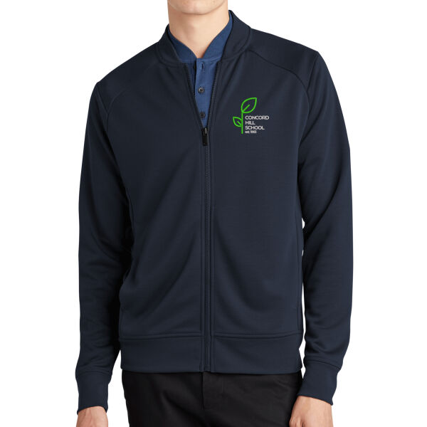 Mercer+Mettle  Double-Knit Bomber - Embroidered Logo Thumbnail