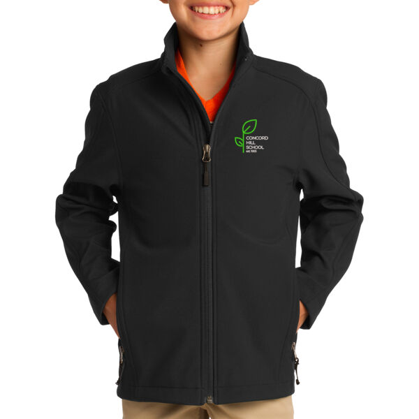 Port Authority Youth Core Soft Shell Jacket - Embroidered Logo Thumbnail
